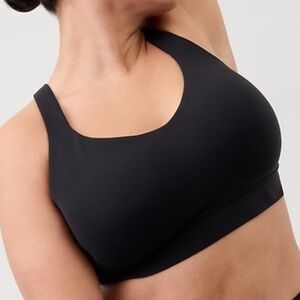 LIKE NEW Athleta Perfect Form D/DD Sports Bra, Black, Large D-DD